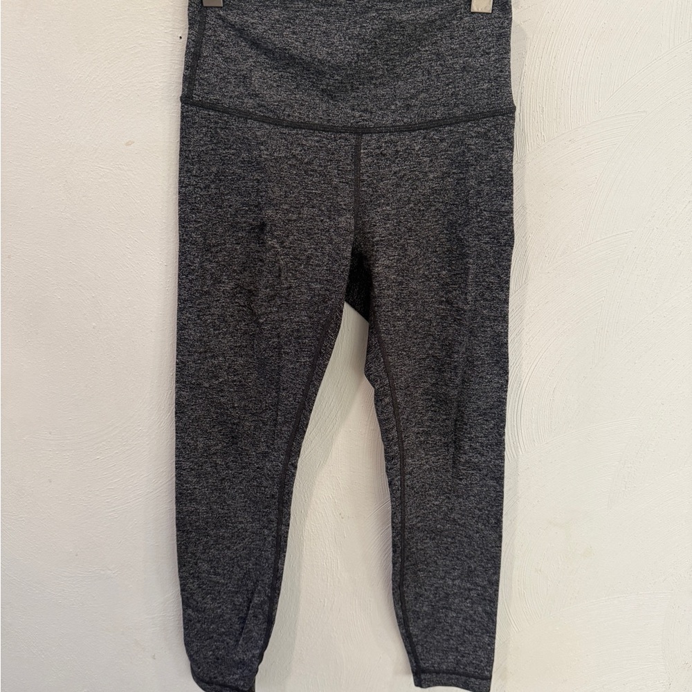 lululemon athletica Wunder Under High Rise Heather Gray Leggings
